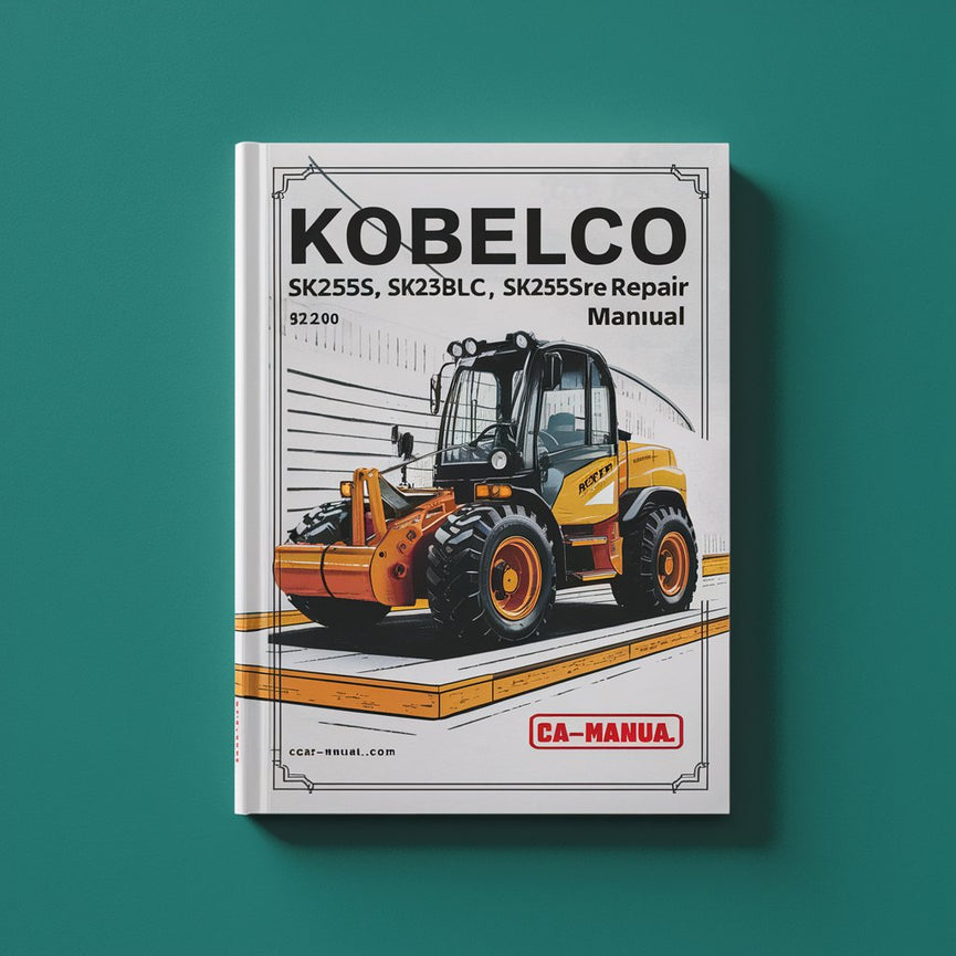 Manuel de réparation et d'entretien Kobelco SK235SR SK235SRLC SK235SRNLC