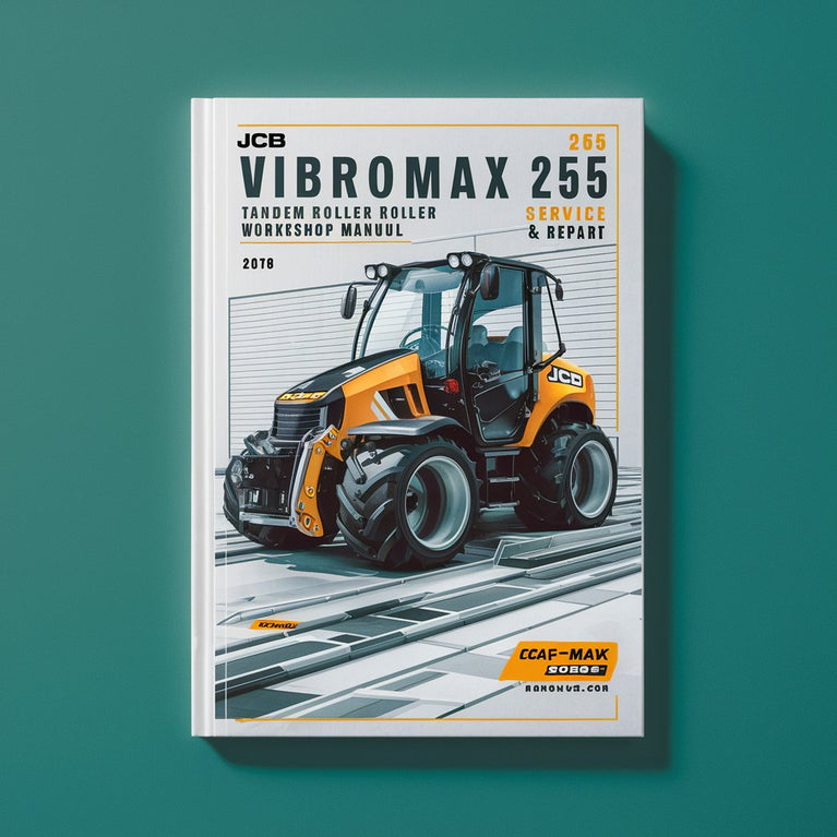 Manual de taller de servicio y reparación de rodillos tándem JCB Vibromax 255 265