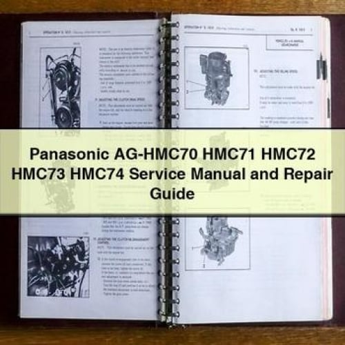 Panasonic AG-HMC70 HMC71 HMC72 HMC73 HMC74 Service Manual and Repair Guide PDF Download