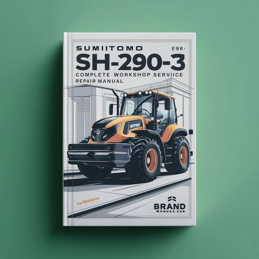 Manual completo de reparación y servicio del taller de la excavadora Sumitomo SH290-3