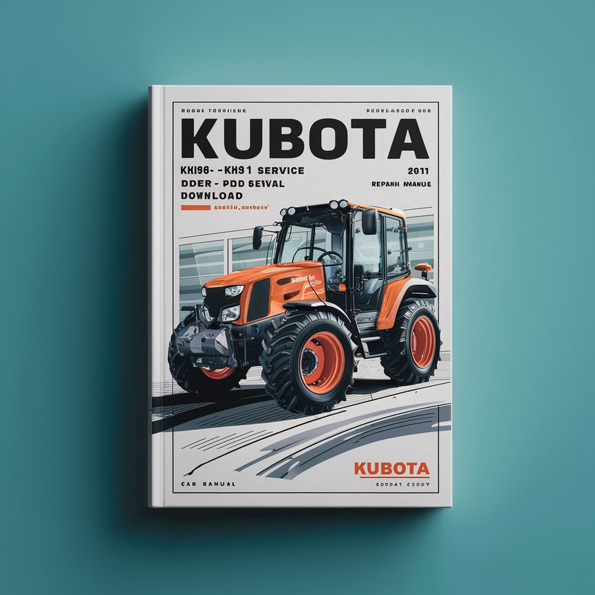 Manual de servicio y reparación de Kubota KH66 KH91 KH-66 KH-91