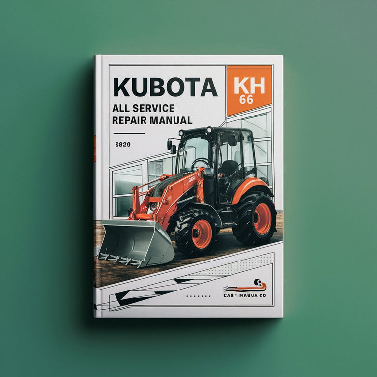 Manual de servicio y reparación de excavadoras Kubota KH 66