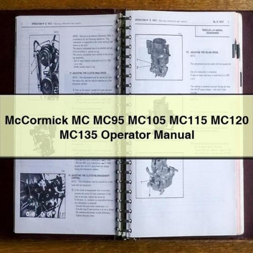 McCormick MC MC95 MC105 MC115 MC120 MC135 Operator Manual PDF Download