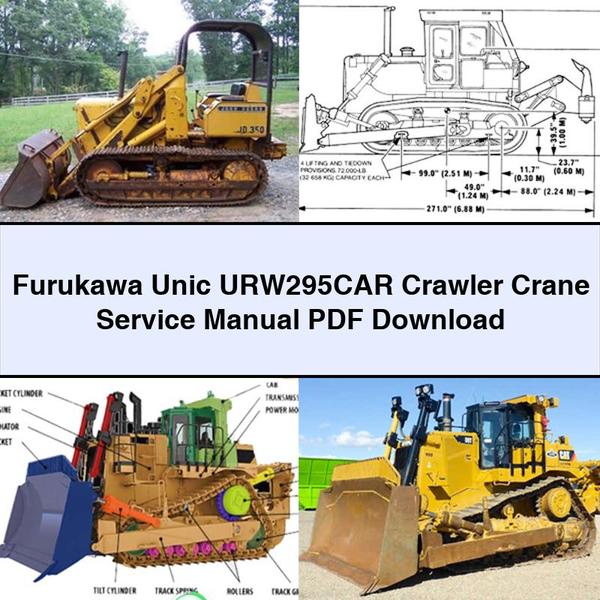 Manual de servicio y reparación de grúas sobre cadenas Furukawa Unic URW295CAR