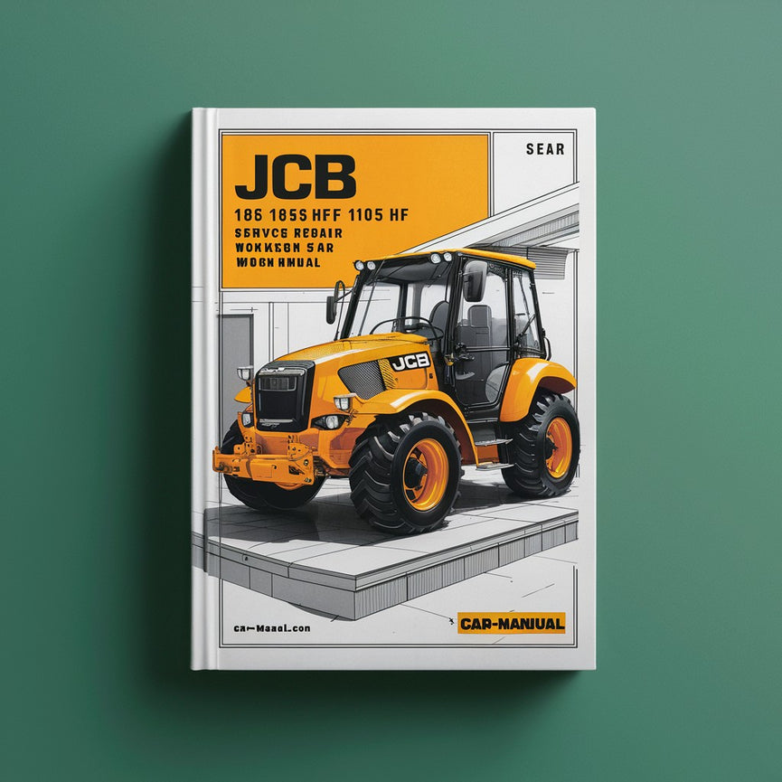 Manual de taller de reparación y servicio JCB 185 185HF 1105 1105HF