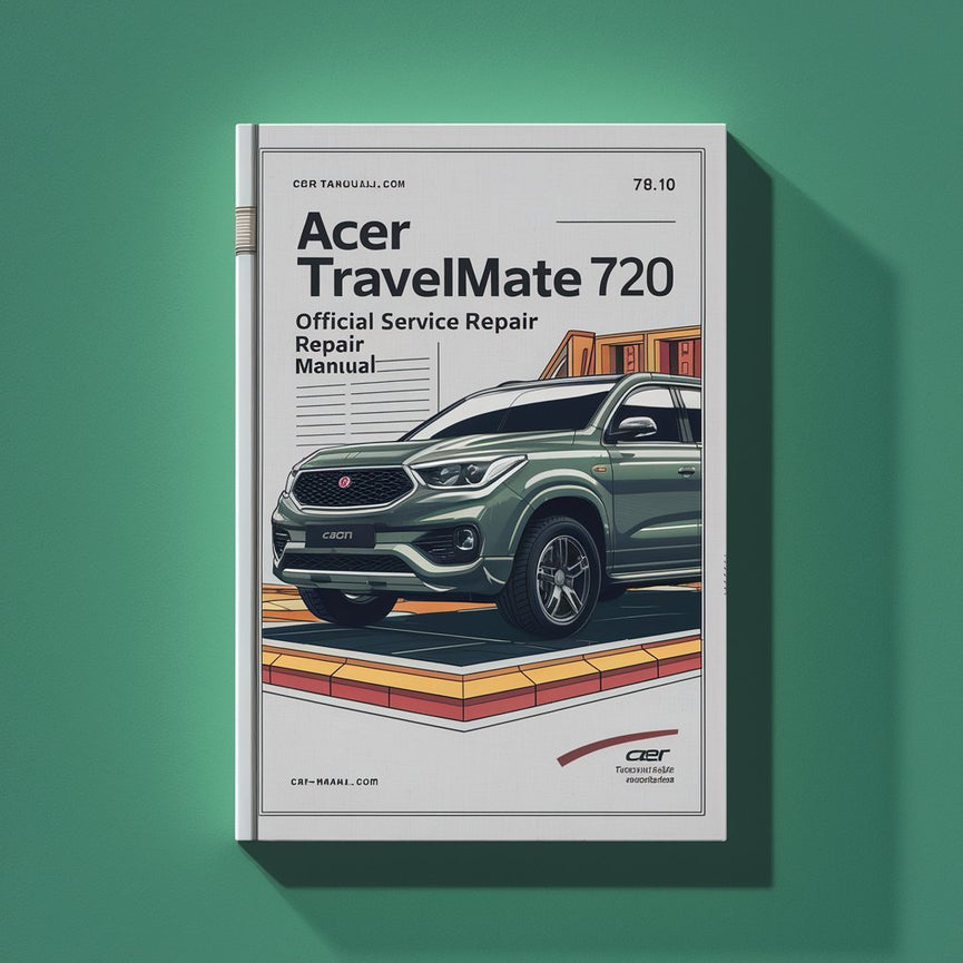 Acer TravelMate 720 Series Official Service Manual PDF Download