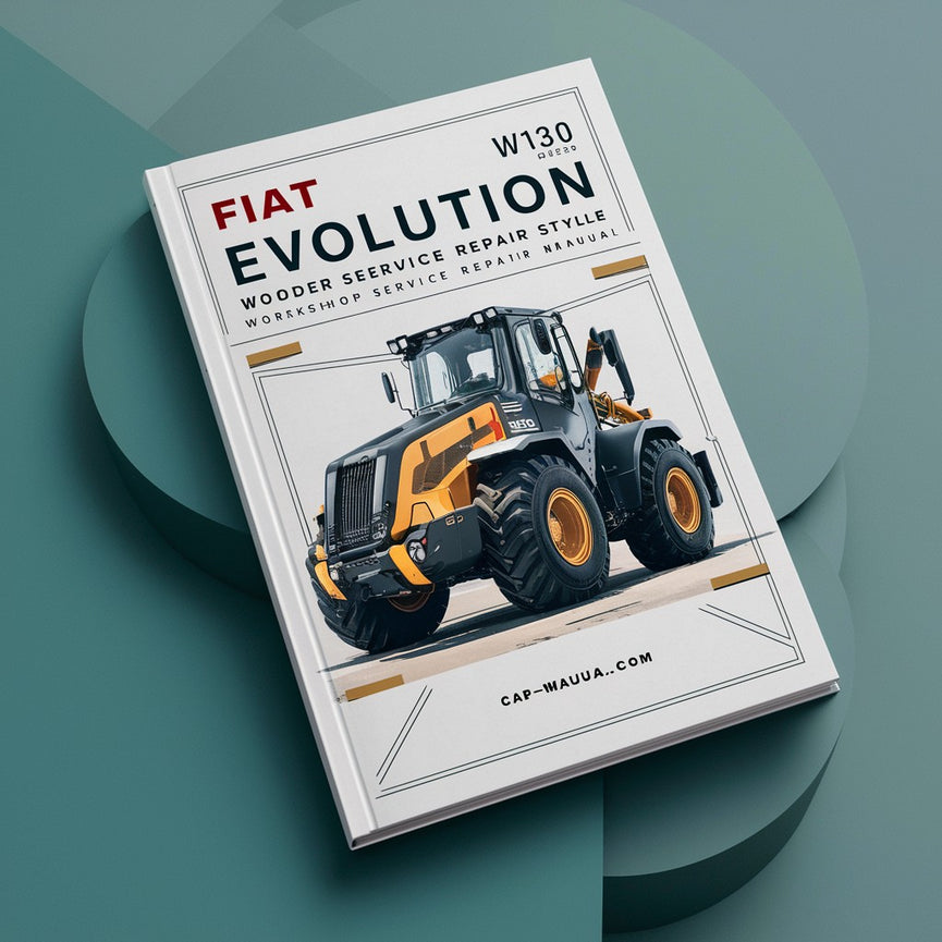 Manual de reparación y servicio del cargador FIAT KOBELCO W130 EVOLUTION