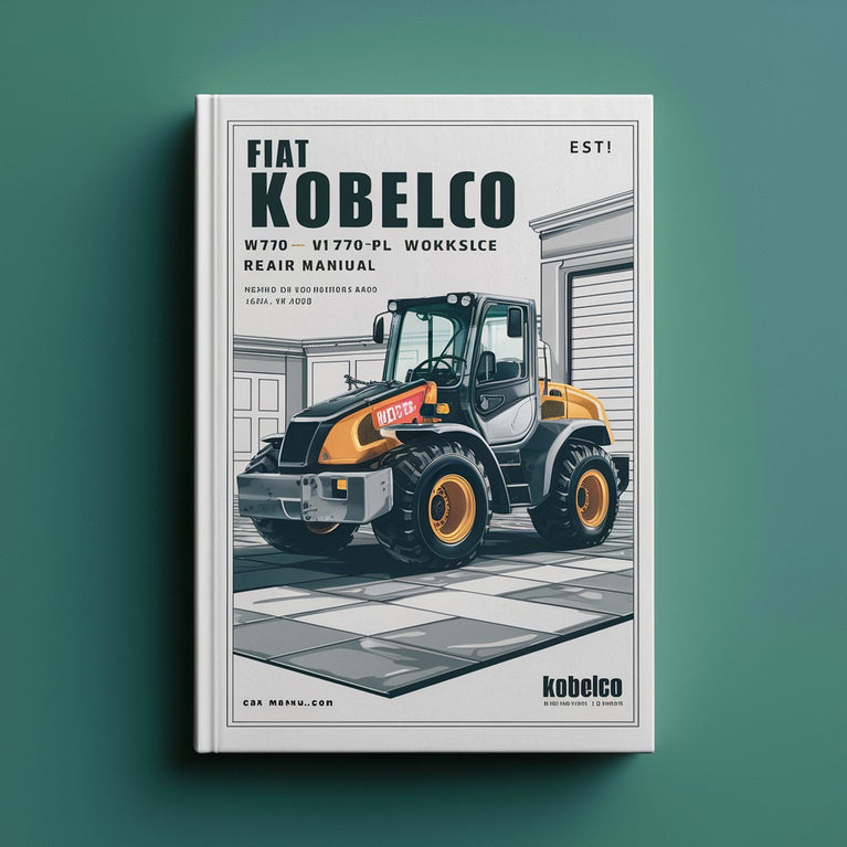 Manual de reparación y servicio del cargador FIAT KOBELCO W170 W170PL W190