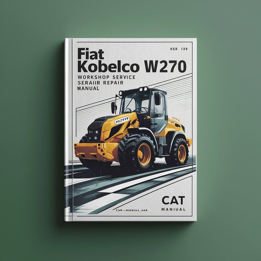 Manual de reparación y servicio del cargador FIAT KOBELCO W270 EVOLUTION