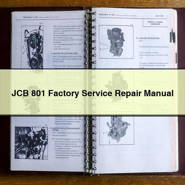 JCB 801 Factory Service Repair Manual