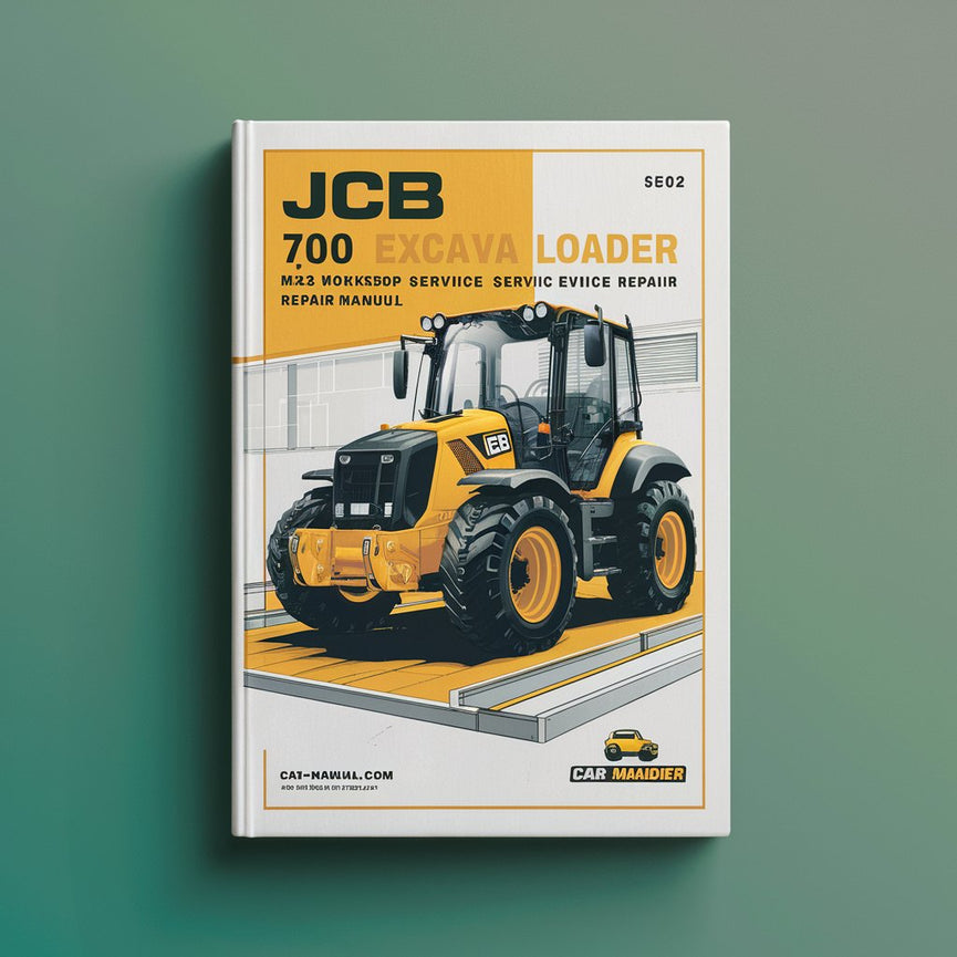 Manuel de réparation et d'entretien de l'atelier de la chargeuse-pelleteuse JCB 700 MK2 MK3