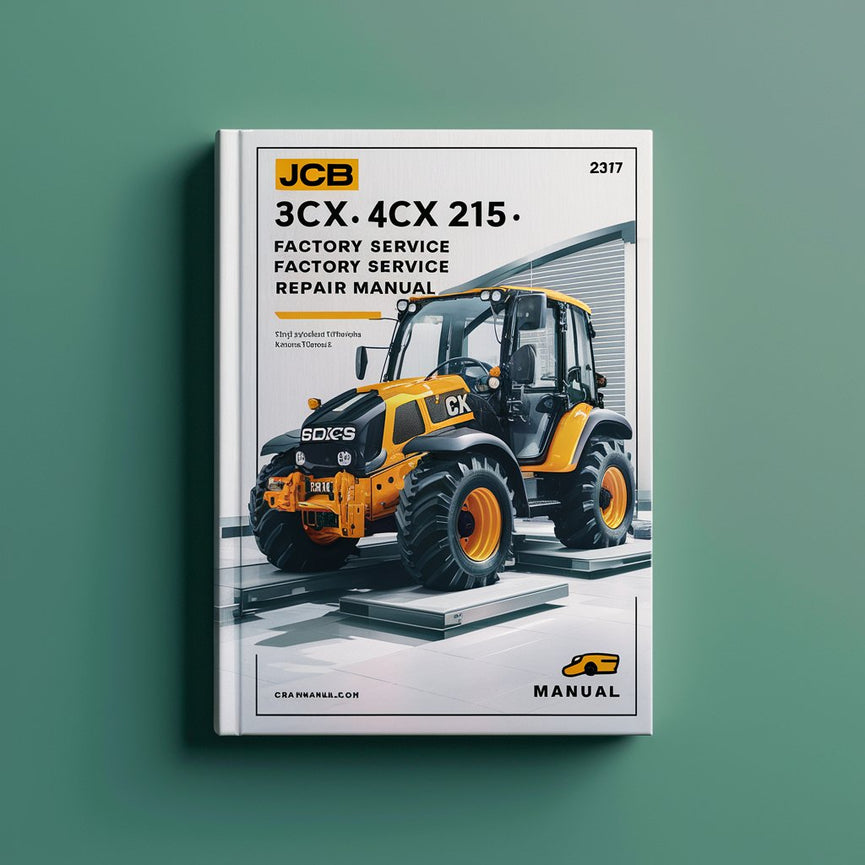 Manual de reparación y servicio de fábrica JCB 3CX 4CX 214 215 217