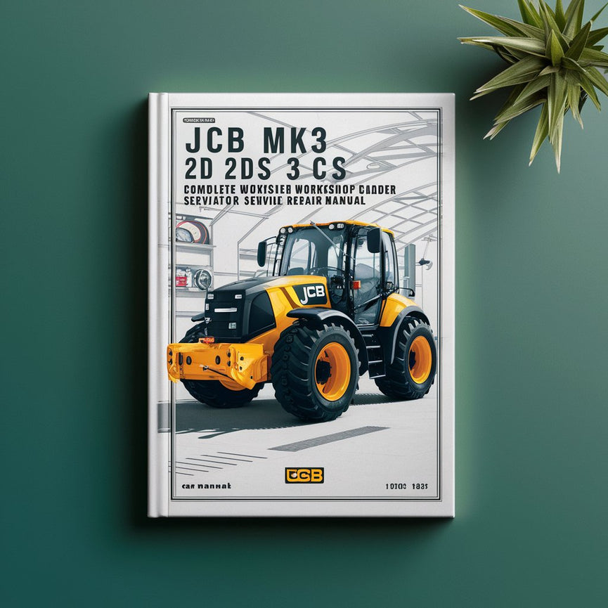 Manual de servicio y reparación completo del taller de la excavadora cargadora JCB MK2 MK3 2D 2DS 3 3C 3CS 3D 700