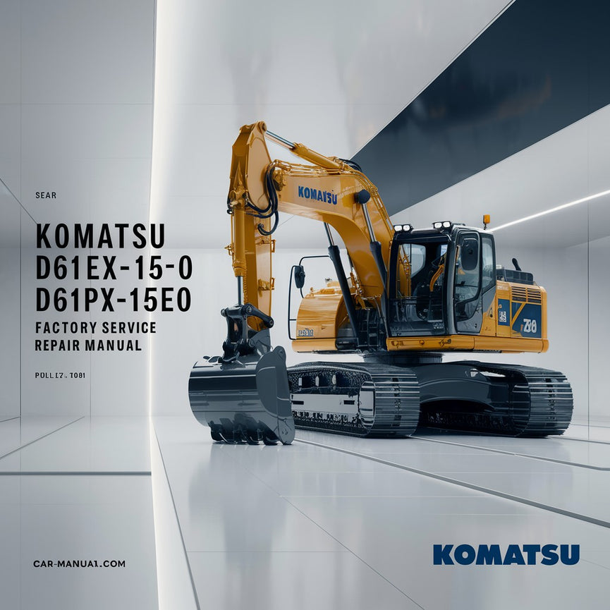 Manual de reparación y servicio de fábrica de Komatsu D61EX-15E0 D61PX-15E0