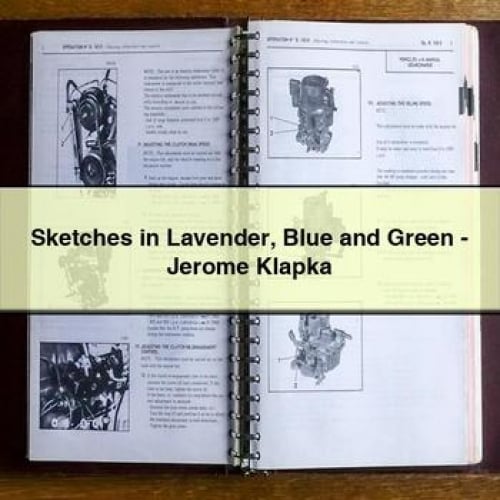 Sketches in Lavender Blue and Green - Jerome Klapka