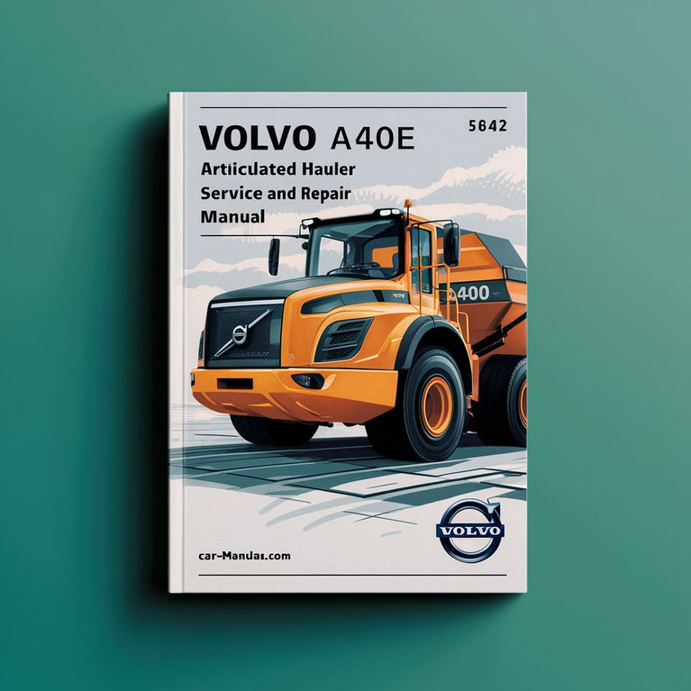 Manual de servicio y reparación del camión articulado Volvo A40E