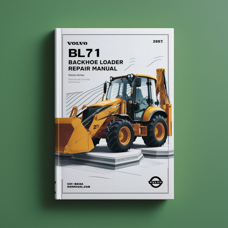 Manual de servicio y reparación de la retroexcavadora VOLVO BL71