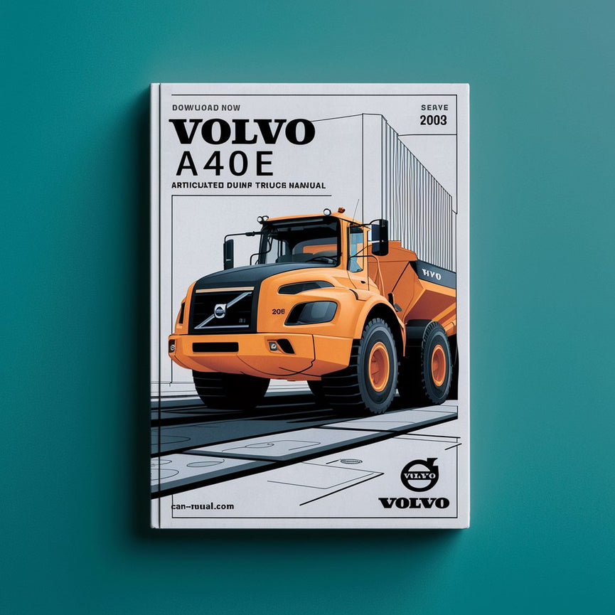 Now Volvo A40E ARTICULATED DUMP Truck Service MANUAL