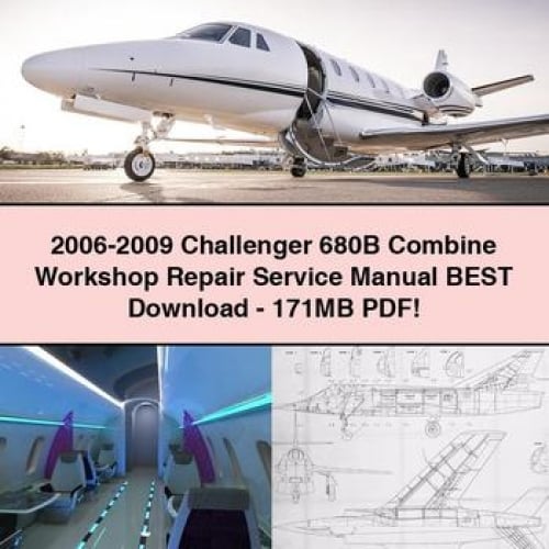 2006-2009 Challenger 680B Combine Workshop Repair Service Manual Best Download - 171MB PDF