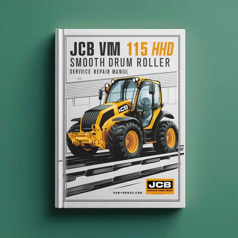 Manuel de réparation et d'entretien du rouleau compresseur JCB VM 115HD HPD SMOOTH DRUM