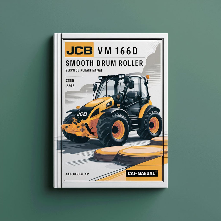 Manuel de réparation et d'entretien du rouleau compresseur JCB VM 166D PD SMOOTH DRUM