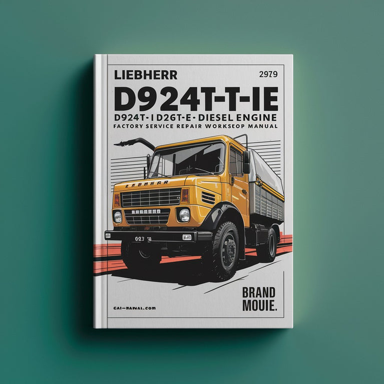 Manual de taller y reparación de motores diésel Liebherr D924t-e D924ti-e D926t-e D926ti-e