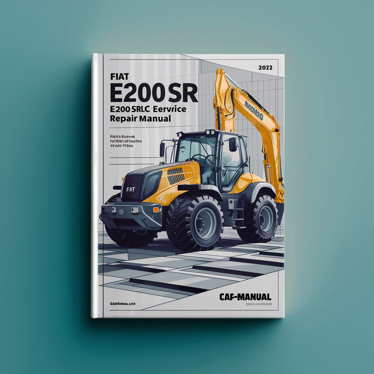 FIAT KOBELCO E200SR E200SRLC Excavator Service Repair Manual