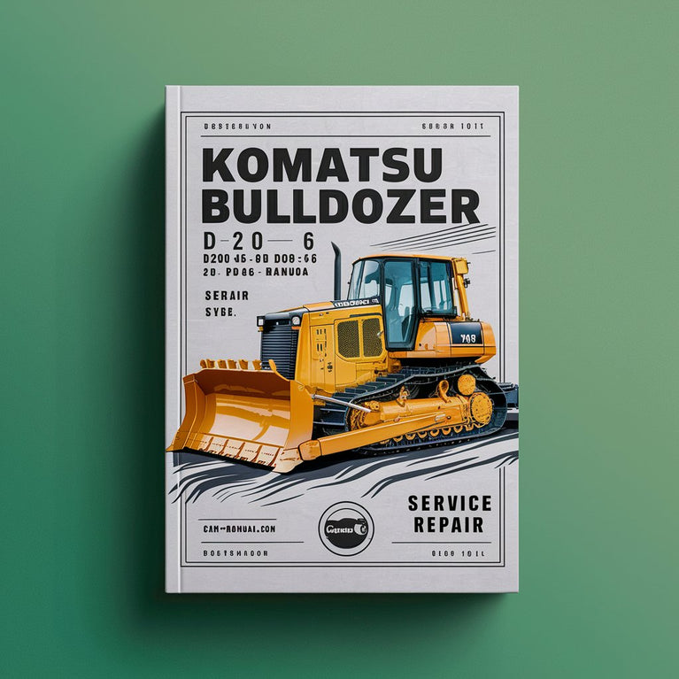 Komatsu Bulldozer D20A-6 D20P-6 D20P-6A D20PL-6 D20PLL-6 Service Repair Manual