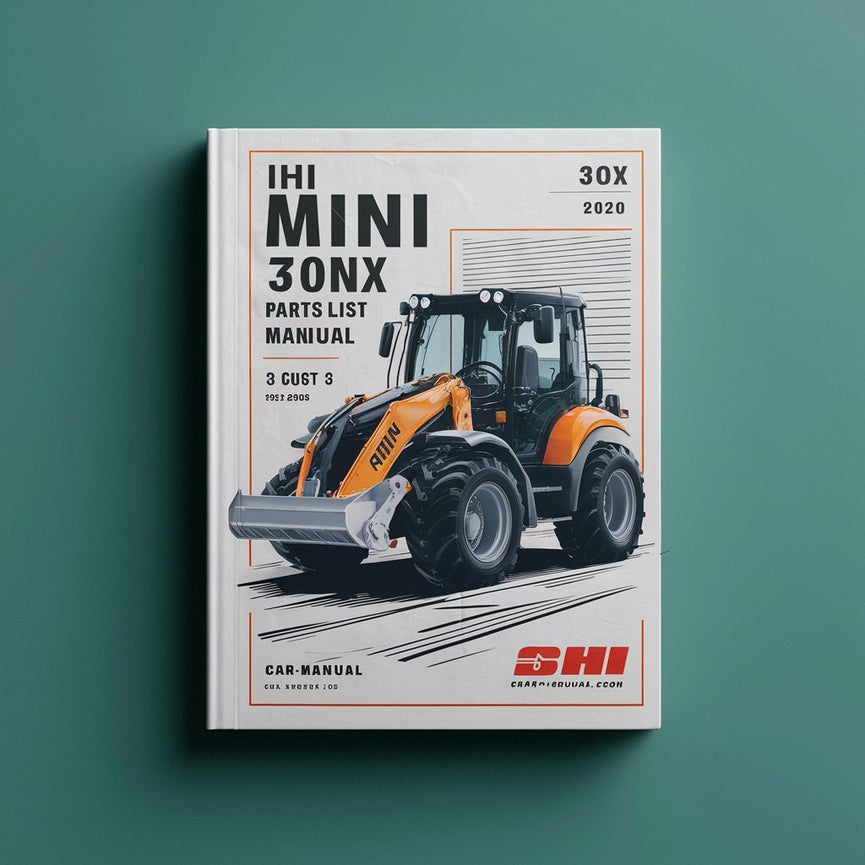 Manual de lista de piezas de la miniexcavadora IHI 30NX