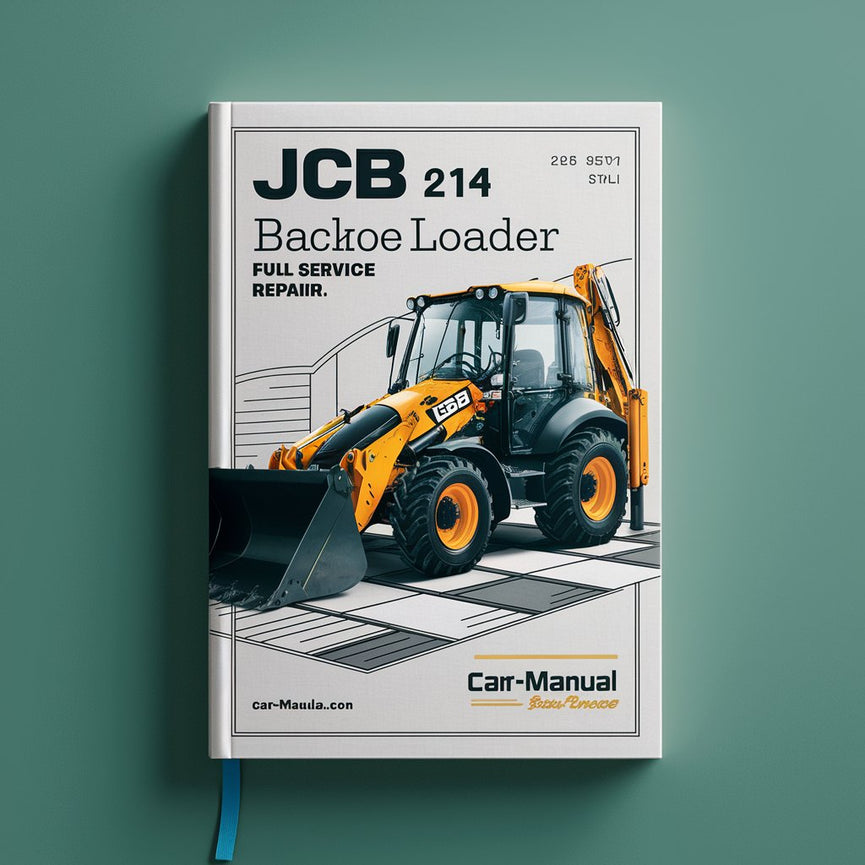 Manual de servicio y reparación completo de la retroexcavadora JCB 214