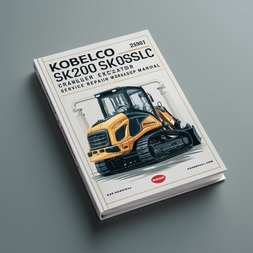 Kobelco SK200SR SK200SRLC Crawler Excavator Service Repair Workshop Manual