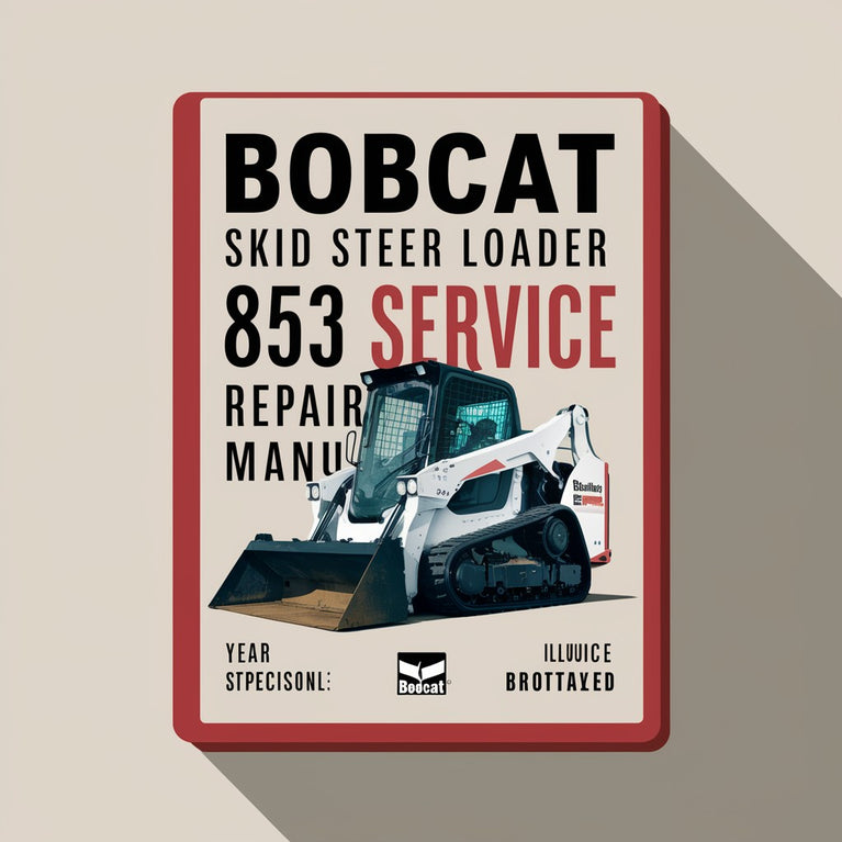 Manual de servicio y reparación de la minicargadora Bobcat 853