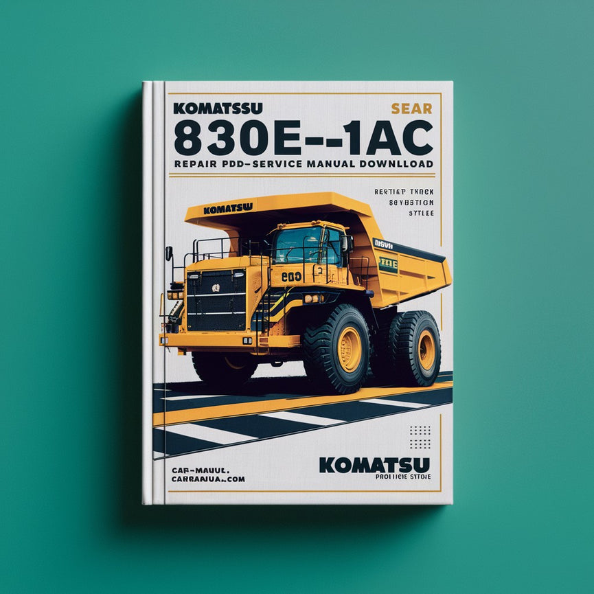 Manual de servicio y reparación del camión volquete Komatsu 830E-1AC