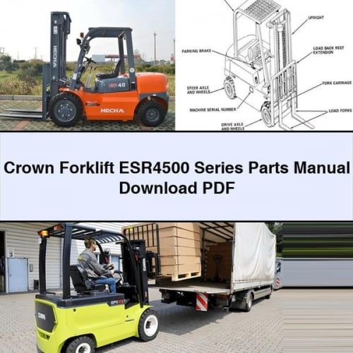 Crown Forklift ESR4500 Series Parts Manual Download PDF