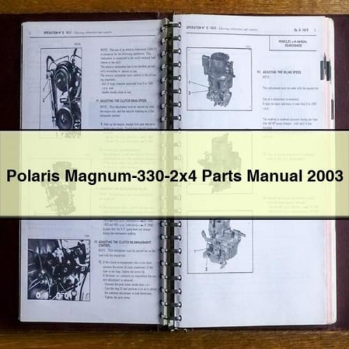 Polaris Magnum-330-2x4 Parts Manual 2003 PDF Download