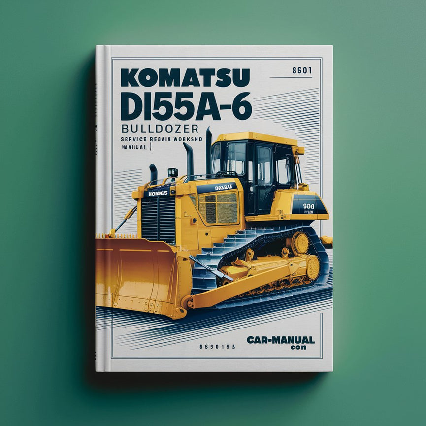 Manual de taller y reparación de la topadora Komatsu D155A-6 (85001 y posteriores)