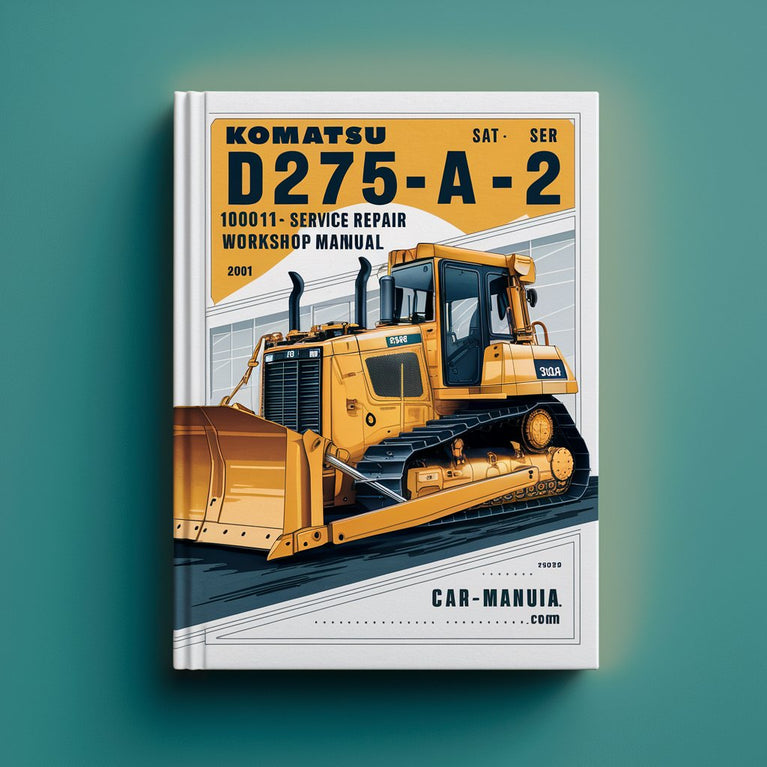 Manual de taller y reparación de la topadora Komatsu D275A-2 (10001 y posteriores)