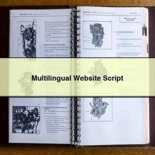 Multilingual Website Script