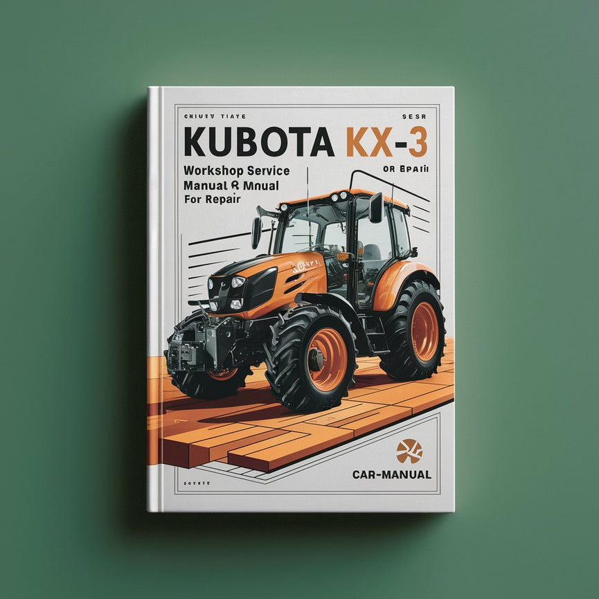 Manual de servicio y taller para reparación de Kubota KX 71-3