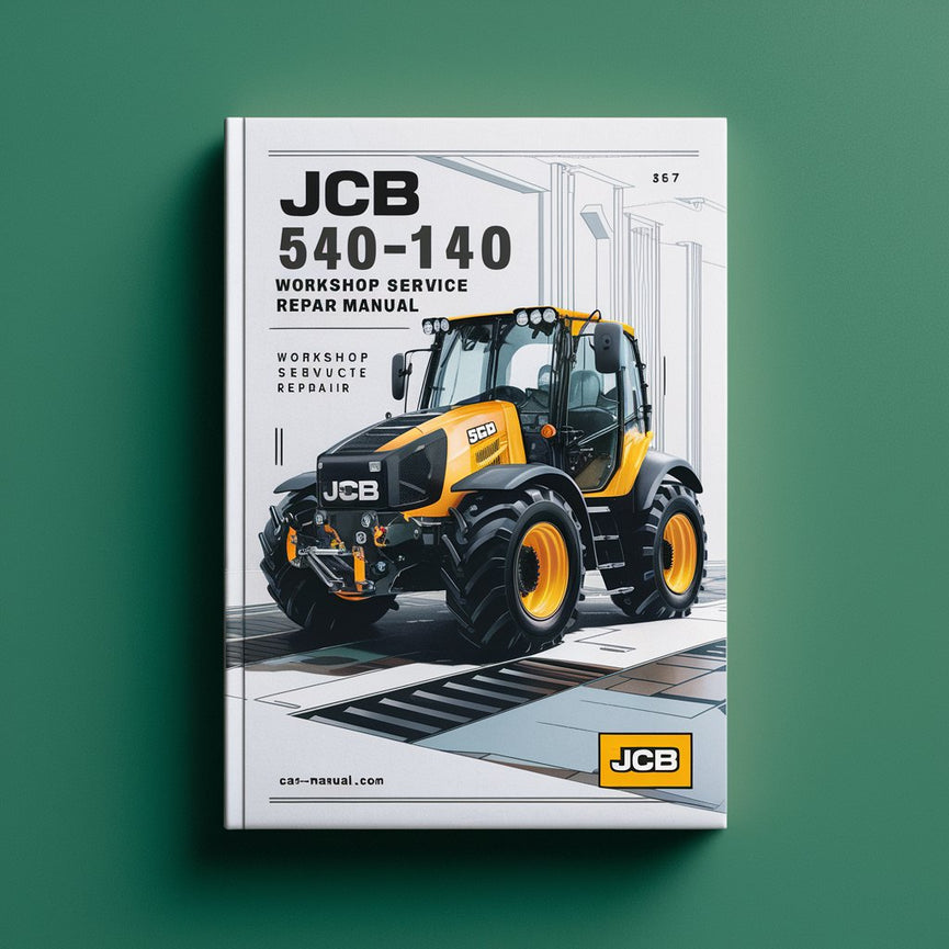 Manual de reparación y servicio del taller JCB 540-140 SN 1232517-1232526