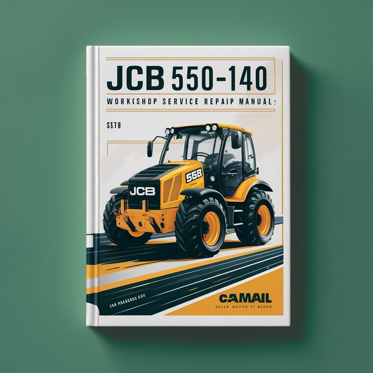 Manual de reparación y servicio del taller JCB 550-140 SN 1186000 en adelante