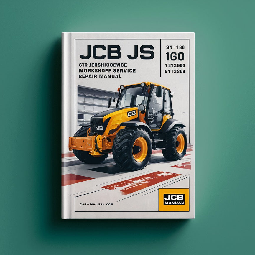 Manual de reparación y servicio del taller JCB JS 160 SN 1612500-1612899