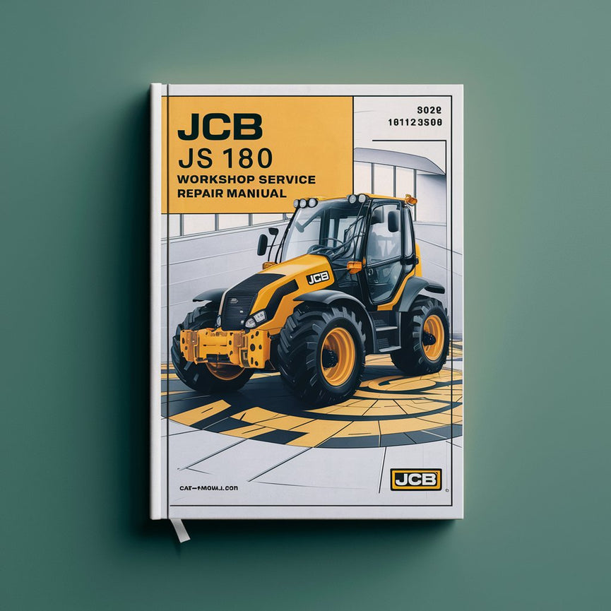 Manual de reparación y servicio del taller JCB JS 180 SN 1612500-1612899