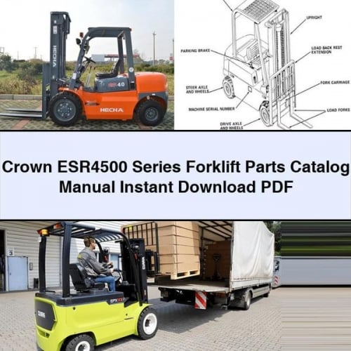 Crown ESR4500 Series Forklift Parts Catalog Manual Instant Download PDF