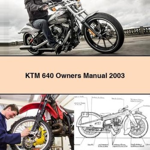 KTM 640 Owners Manual 2003 PDF Download