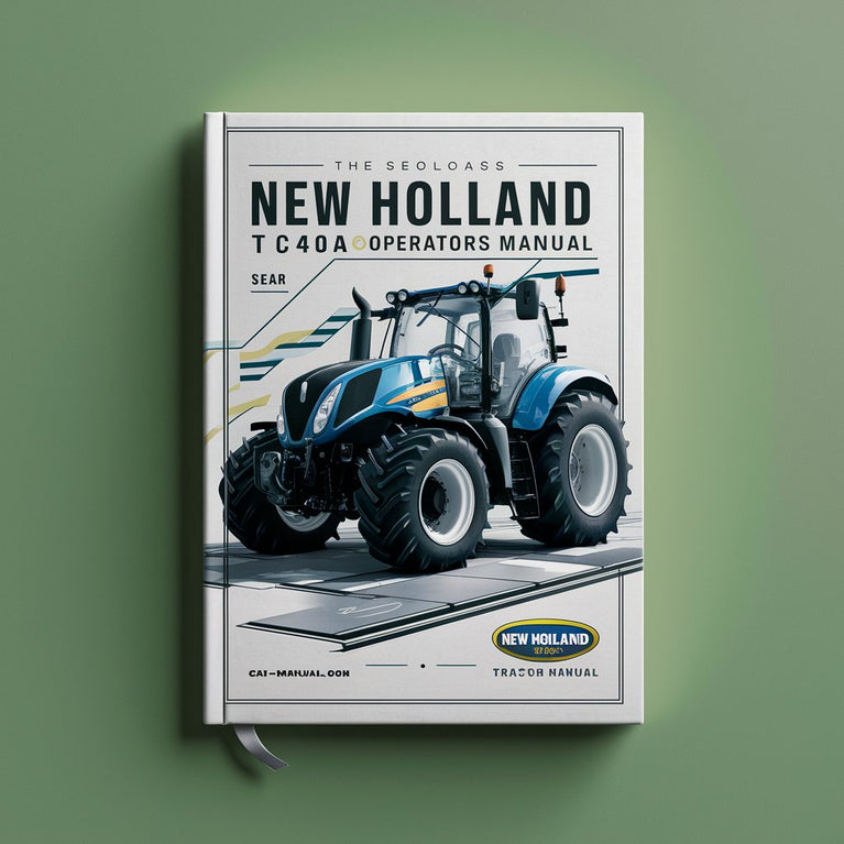 New Holland Tc40a Tractor Operators Manual