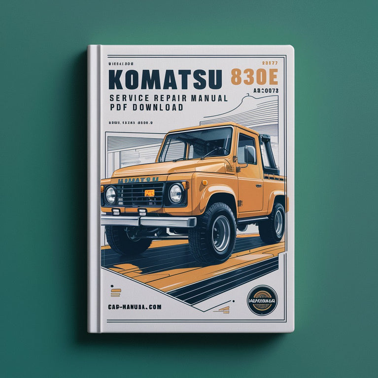 Manual de servicio y reparación de Komatsu 830E-1AC A30072 - A30078