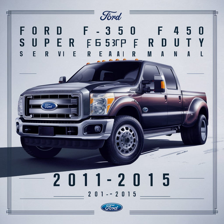 Manual de taller, servicio y reparación de Ford F 250 F350 F 450 F 550 Super Duty 2011-2015