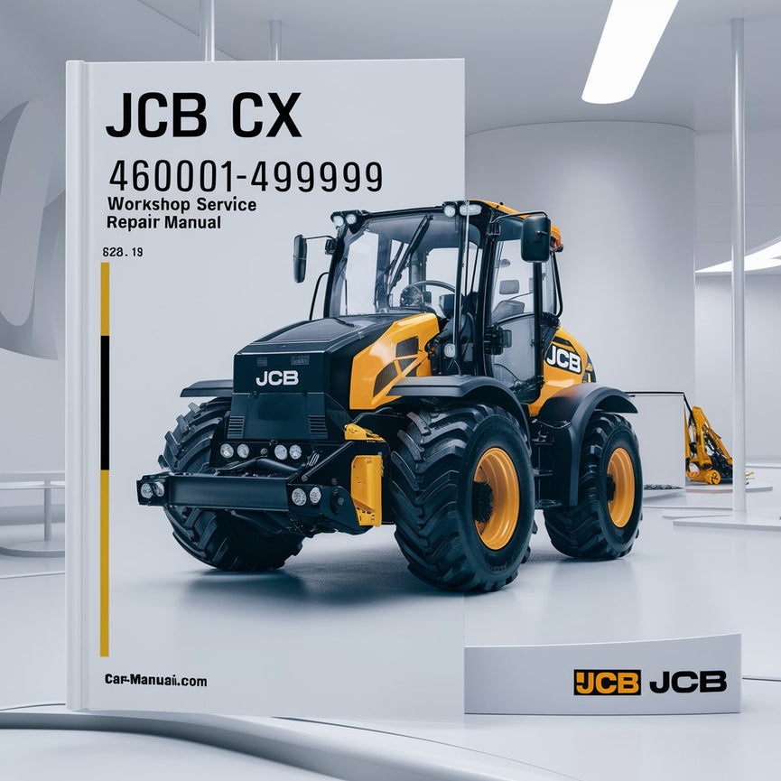 Manual de reparación y servicio del taller JCB 3 CX 460001-499999