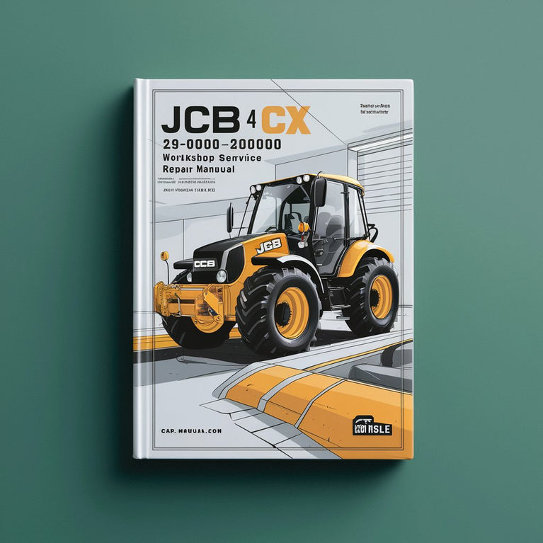 Manuel de réparation et d'entretien de l'atelier JCB 4 CX 290000-400000